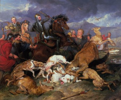 La caccia di Chevy Chase da Edwin Landseer