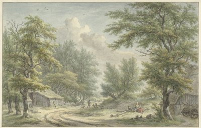 Paesaggio vicino a Eext, Drenthe da Egbert van Drielst