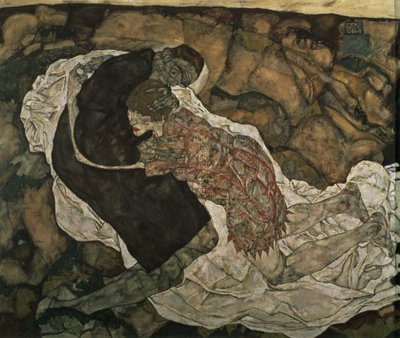 La morte e la fanciulla da Egon Schiele