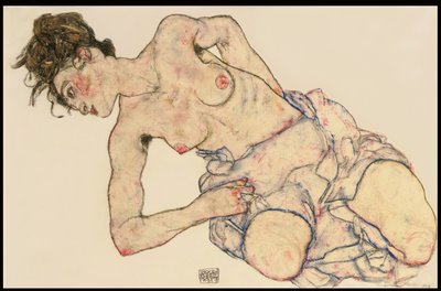 Kneider weiblicher halbakt da Egon Schiele