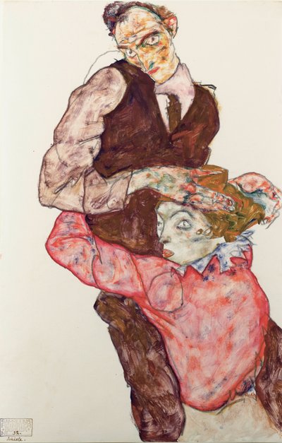 Amanti, 1914-1915 da Egon Schiele