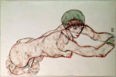 Nudo disteso da Egon Schiele