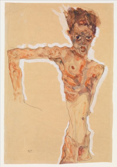 Autoritratto, 1911 da Egon Schiele