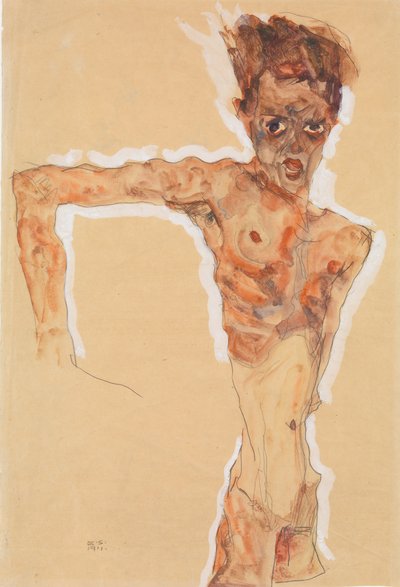 Autoritratto, 1911 da Egon Schiele