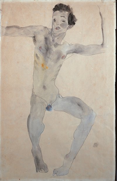 Autoritratto, 1911 da Egon Schiele