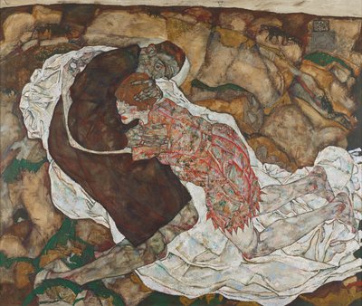 Morte e fanciulla da Egon Schiele