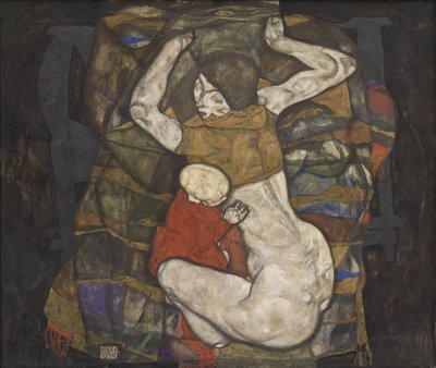 Giovane madre, 1914 da Egon Schiele