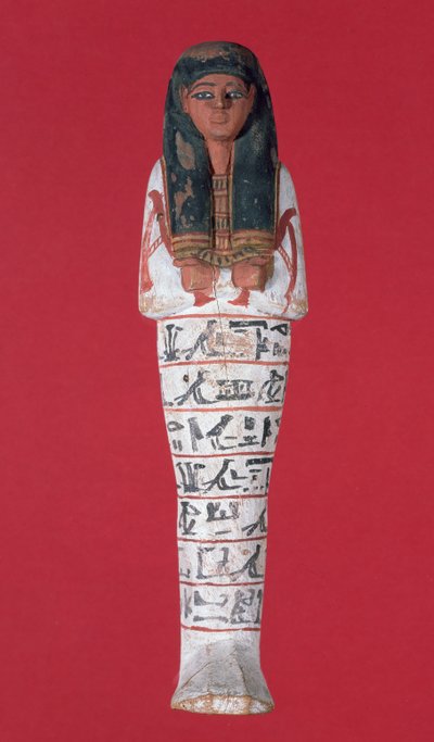 Figura di Shabti, Nuovo Regno da Egyptian 19th Dynasty