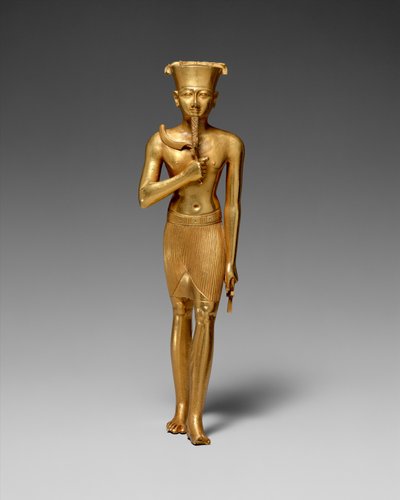 Statuetta di Amon da Egyptian 22nd Dynasty