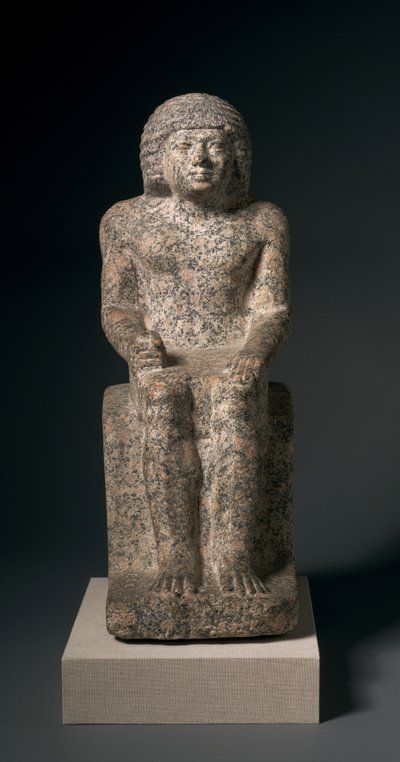 Statua seduta di Nykara, 2408-2377 a.C. da Egyptian 5th Dynasty