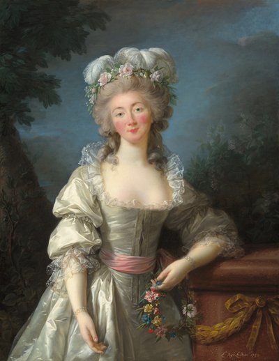 Ritratto di Madame du Barry da Elisabeth Louise Vigee Lebrun