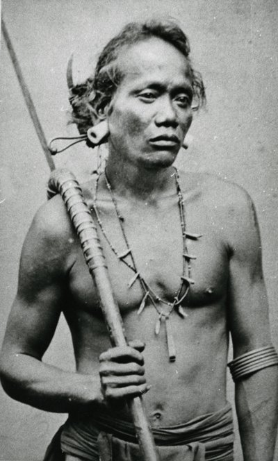 Capo tribale vietnamita o cambogiano, c.1870s da Emile Gsell