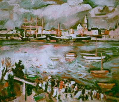 Porto di Anversa da Emile Othon Friesz