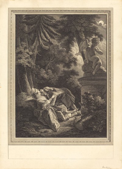 La notte da Emmanuel Jean Nepomucène de Ghendt after Pierre Antoine Baudouin