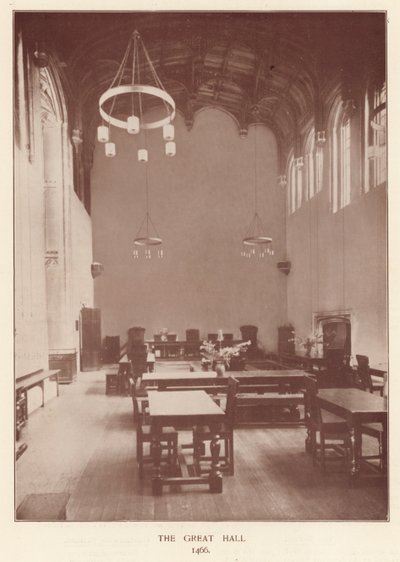 Crosby Hall, Cheyne Walk: La Grande Sala da English Photographer