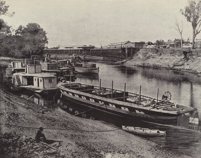 Molo di Echuca, fiume Murray da English Photographer