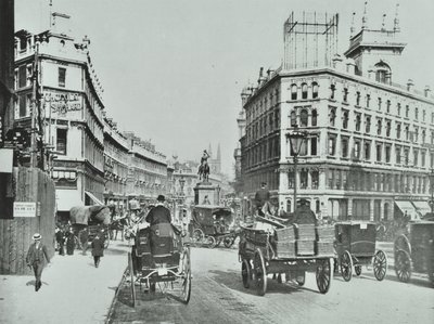 Holborn Circus, Città di Londra, 1890 da English Photographer