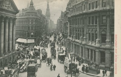 Mansion House e Cheapside, Londra da English Photographer