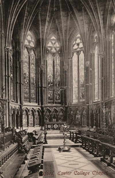 Oxford, Exeter College Chapel da English Photographer