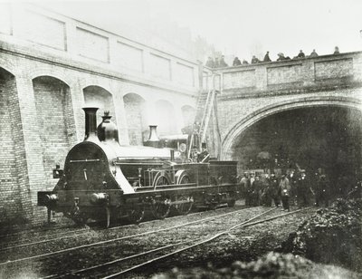 Stafford Street, locomotiva sperimentale, 1862 da English Photographer