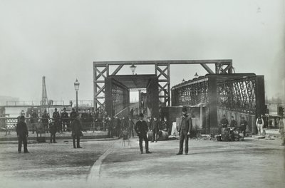 Vista del Woolwich Ferry, 1889 da English Photographer