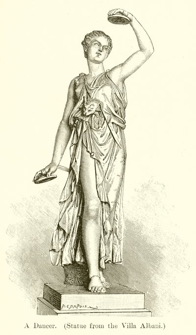 Una danzatrice (Statua dalla Villa Albani) da English School