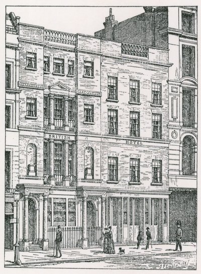 British Hotel, Cockspur Street, Londra da English School