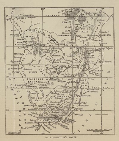 Il percorso del Dr Livingstone da English School