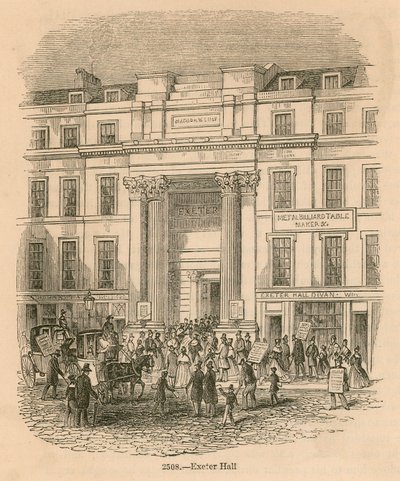 Exeter Hall, Strand, Londra da English School