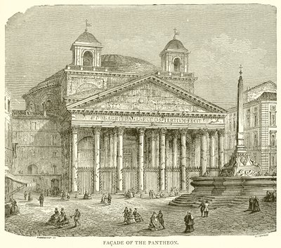 Facciata del Pantheon da English School