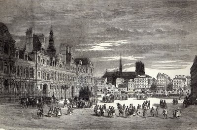 Hotel de Ville, Parigi, 1847 da English School