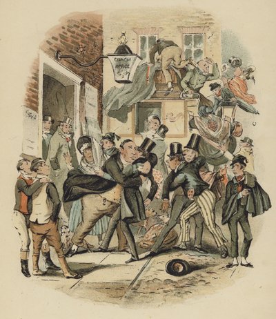 Illustrazione da Nicholas Nickleby da English School