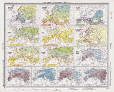 Isoterme e Isobare, Europa da English School