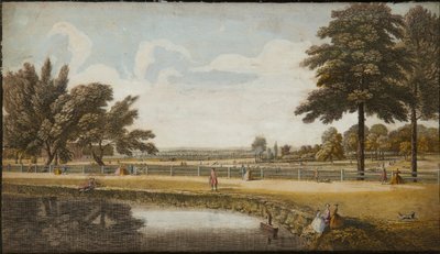 Giardini di Kensington, c.1740-60 da English School