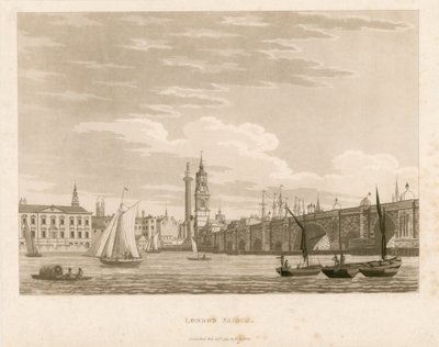 London Bridge, 1799 da English School