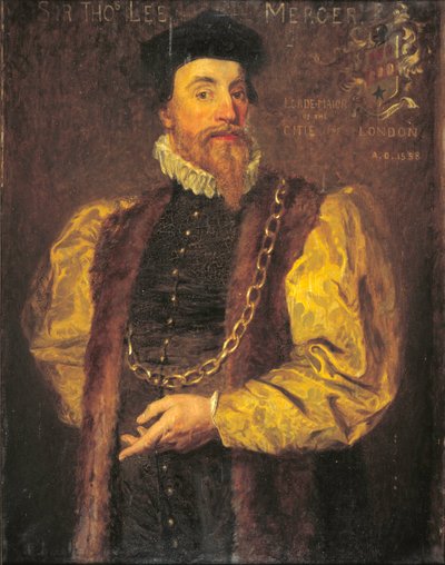 Sir Thomas Leigh, 1558 da English School