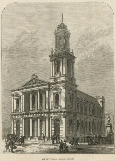 Il Tempio della Città, Holborn Viaduct da English School