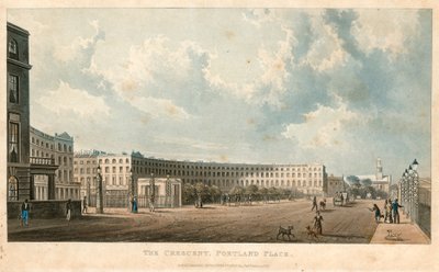 Il Crescent, Portland Place, Londra da English School