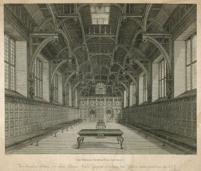 Sala del Middle Temple, Londra da English School