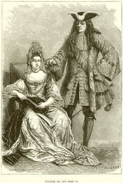 Guglielmo III e Maria II da English School