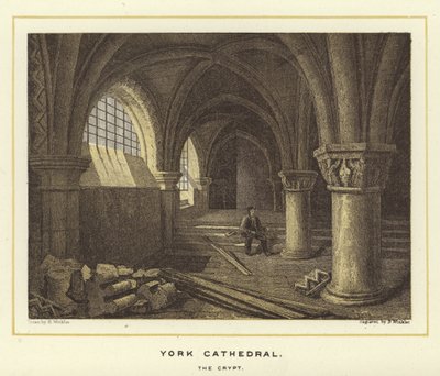 Cattedrale di York, la cripta da English School