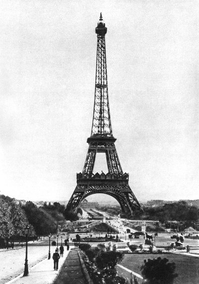 La Torre Eiffel dal Trocadero, Parigi da Ernest Flammarion