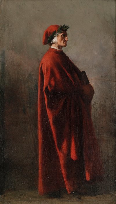 Dante Alighieri 1265-1321 da Jean Louis Ernest Meissonier