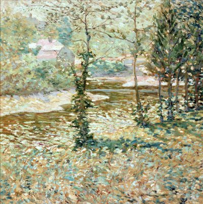 Scena di campagna, inverno, 1910 da Ernest Lawson