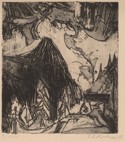 Il Seehorn, 1919 da Ernst Ludwig Kirchner