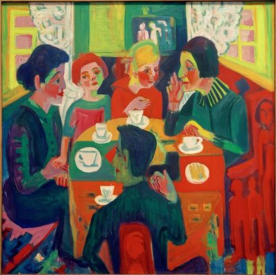 Tavolo da caffè da Ernst Ludwig Kirchner