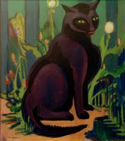 Gatto nero (Gatto Bobby) da Ernst Ludwig Kirchner