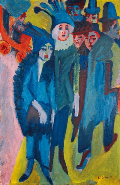 Scena di strada, 1913 da Ernst Ludwig Kirchner