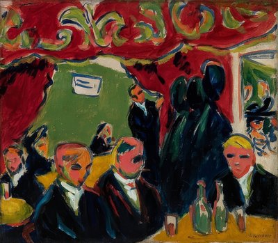 Osteria. Circa 1909 da Ernst Ludwig Kirchner