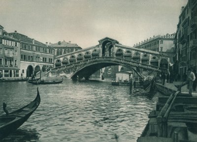 Ponte di Rialto, Venezia, Italia, 1927 da Eugen Poppel